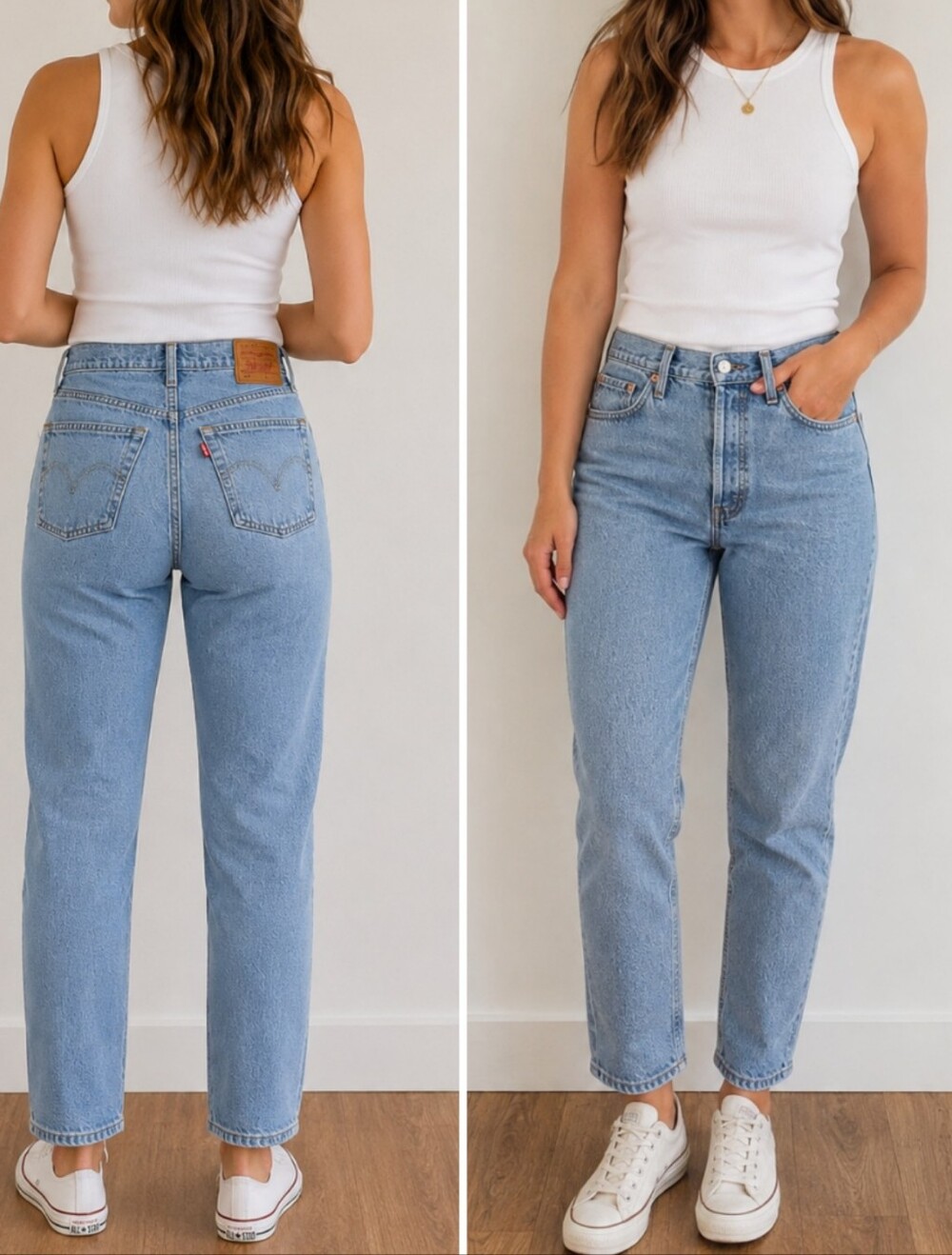 Levi's Button Fly Straight Leg Jeans